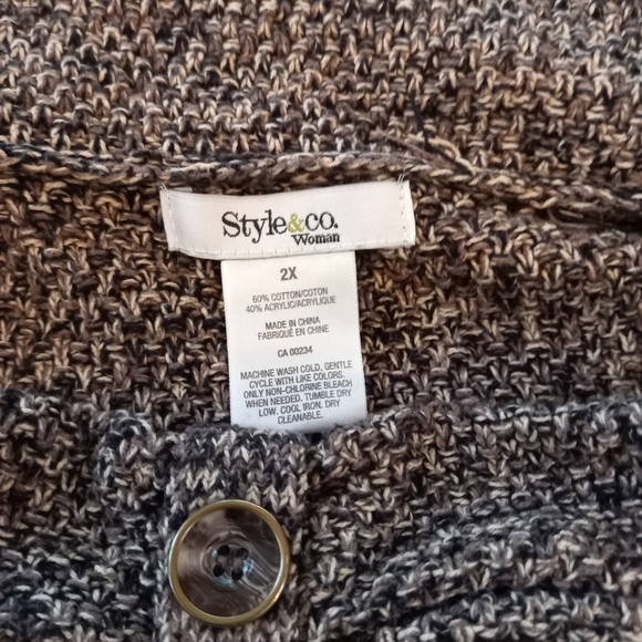 Style & co. Knitted dress tunic with pockets - Picture 6 of 6